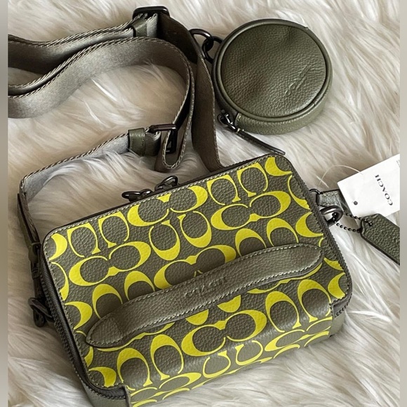 CA074 - Coach Charter Crossbody with Hybrid Pouch in Signature Leather - Picture 8 of 15